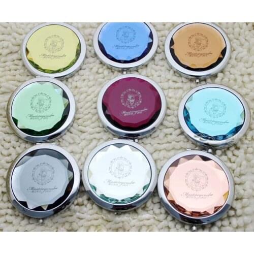 Cosmetic Compact Mirror With Logo Personalized Free #18023S
