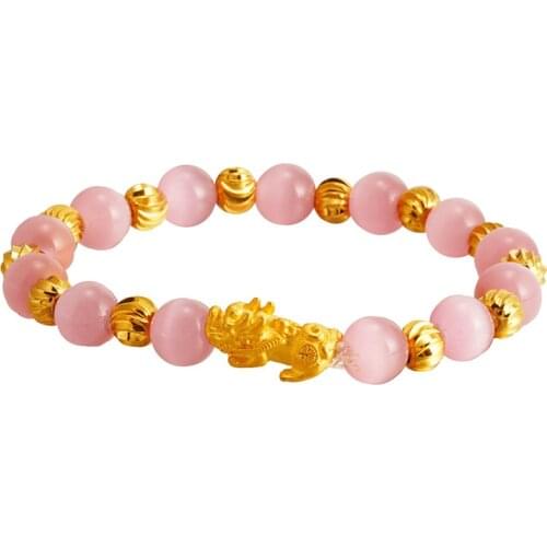 Minimalist 4 style Beads 24K gold Bracelet women Charm Natural Stone Braslet For Man Handmade Casual Jewelry Pulseras