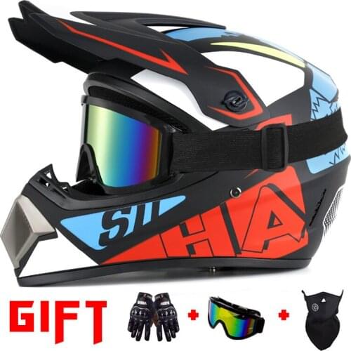 Motor Bike Cross Racing Motorcycle Helmet Safety Enduro Capacete Motorrad Cascos Downhill Bicycle Engine Cafe Racer ATV Helmets