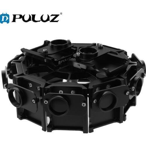 PULUZ 12 In 1 Housing Shell Set For GoPro HERO4 CNC Aluminum Alloy 20*20*8.5cm Protective Case+Screw For Go Pro HERO 3