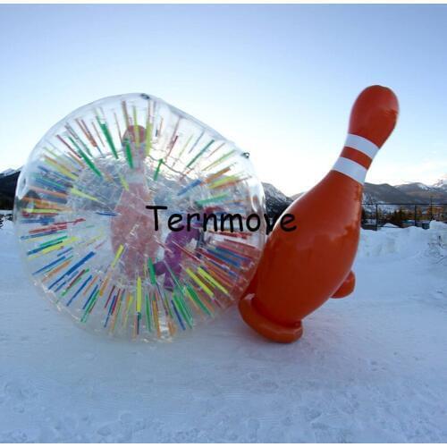 Inflatable Advertising Bowling Ball For Human Bowling Pins giant Inflatable Human Bowling Game Outdoor Human Bowling Sport