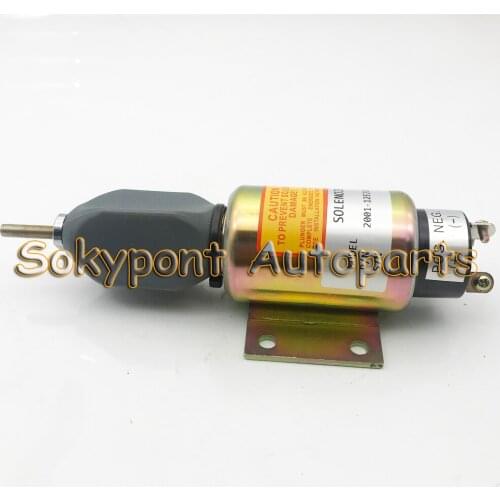 New Fuel Shutoff Stop Solenoid Valve 2001-12E2U1B1S1A 12V 1pc
