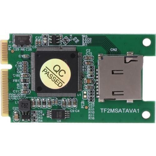 Micro SD TF Card to Mini PCI-E mSATA SSD Solid State Drive Adapter Converter for PC Computer Laptop Accessories