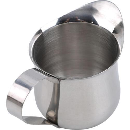 Durable Easy to Clean Stainless Steel Sugar Creamer Milk Pot Pitcher Seasoning Jar Creamer Container Cup Tableware Kitchen Tools