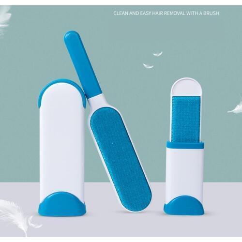 Dog Comb Tool Pet Hair Remover Brush Dog Cat Fur Brush Base Double-Side Home Furniture Sofa Clothes Cleaning Lint Brush
