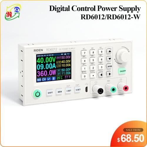 RD RD6012 RD6012W USB WiFi DC to DC Voltage Step down Power Supply module buck converter voltmeter multimeter 60V 12A bb