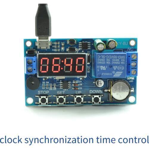 12V Cycle Delay Module Cycle Relay Switch Relay Module 24H Timing Chip Control New clock synchronization time control delay