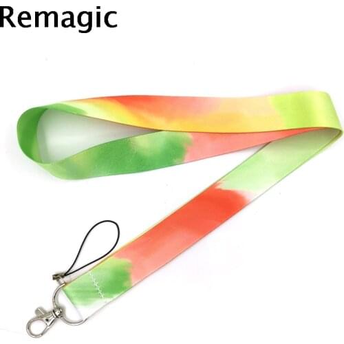 Colorful Color Contrast Lanyard for Keys Phone Cool Neck Strap Lanyard for Camera Whistle ID Badge Cute webbings ribbons Gifts