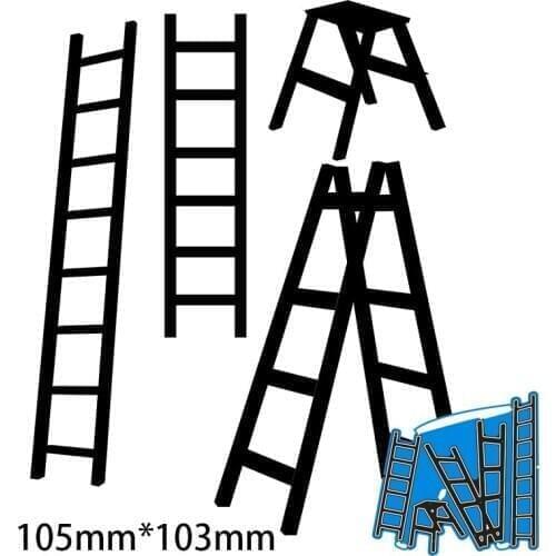 105*103mm LADDERS Metal Cutting Dies and Stamps Stencil for DIY Scrapbooking Photo Album Embossing Paper Card