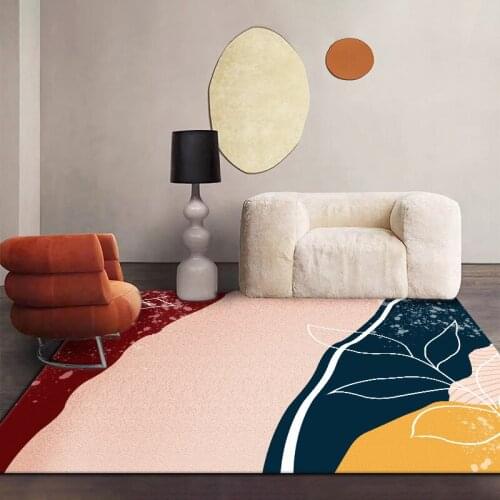 Modern Nordic Luxury Carpet Living Room Sofa Is Full of Bedroom Girls Ins Bedside Carpet Bedroom Decor Rug Home Pink Mat