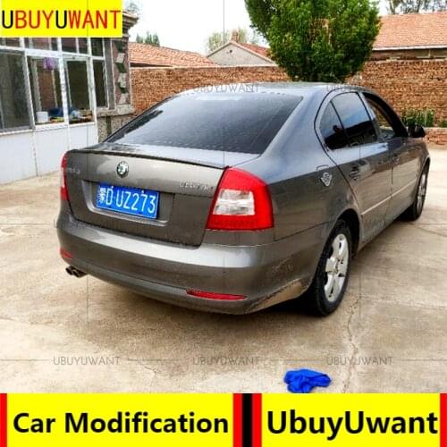UBUYUWANT For Octavia Spoiler High Quality ABS Material Car Rear Wing Rear Spoiler For Skoda Octavia Spoiler 2011 2012 2013