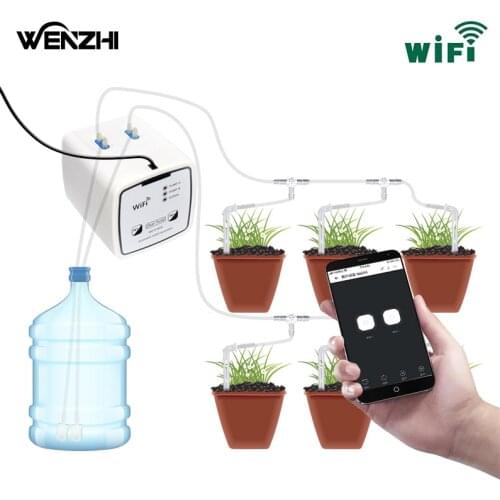 Wifi Watering Timer Automatic Drip Irrigation Set Controller Smart Home Ewlink Flower Planters Garden Pots Control For Cellphone