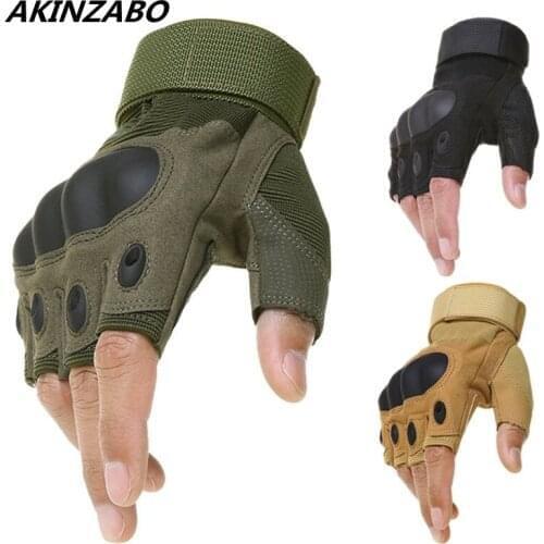 Outdoor Tactical Gloves Airsoft Sport Mittens Half Finger Type Army Military Men Women Combat Gloves Shooting Hunting Gloves