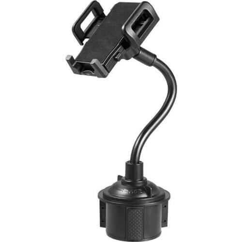 Universal Car Mount Adjustable Gooseneck Cup Holder Cradle for iphone Cell Phones