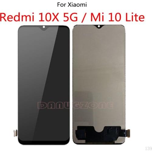 For Xiaomi Redmi 10X 5G / Mi 10 Lite LCD Display Touch Screen Screen Digiziter Assembly