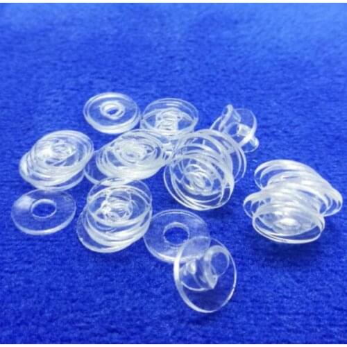 100pcs M2-M10 PVC transparent washers Round flat pad plastic gasket sheet Insulating plastic Polyamide washers