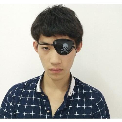 100pcs/lot Halloween Costumes Cosplay Party One Eyed Eye Mask Masquerade Pirates Caribbean Eye Patch Party Decoration