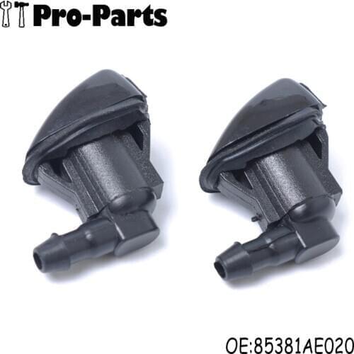 2Pcs/set 85381AE020 Front Windshield Wiper Nozzle Washer Jet For Toyota Siena 85381-AE020