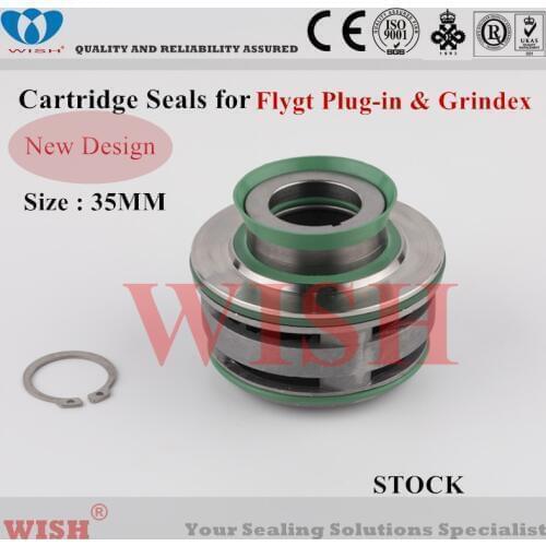 35mm New plug in cartridge seal /Flygt and Grindex pump mechanical seal 2670, 3153, 5100.210, 5100.211, 5100.220 & 5100.221