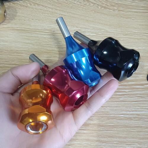 4 color Auminuim Tattoo Cartridge Grip Tube with Needle Bar