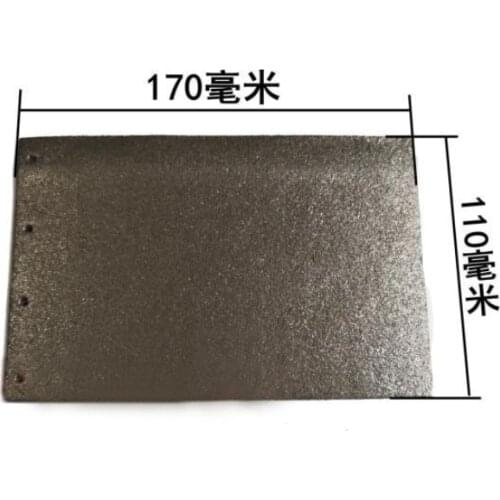 4 Round Mounting Holes Carbon Base Pad Cloth Backing Backer Sheet 170x110mm for Makita 9403 Belt Sander
