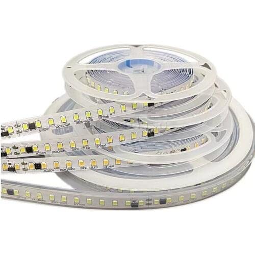 5m/lot 10mm PCB 2835 SMD 1200 LED Strip tape DC12V ip20 Non waterproof Flexible Light 120 240 leds/m, White Warm White