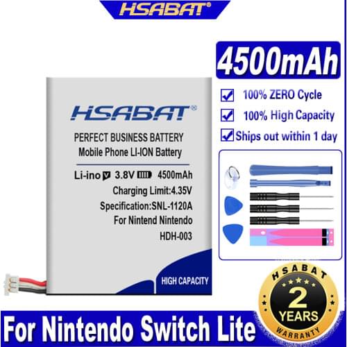 HSABAT HDH-003 4200mAh Battery for Nintendo Switch Lite Game Player Batteries