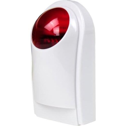 Wireless Alarm 110db Outdoor Waterproof Flash Siren Sound Strobe Flash Alarm Siren For Wif GSM PSTN Home Security Alarm System