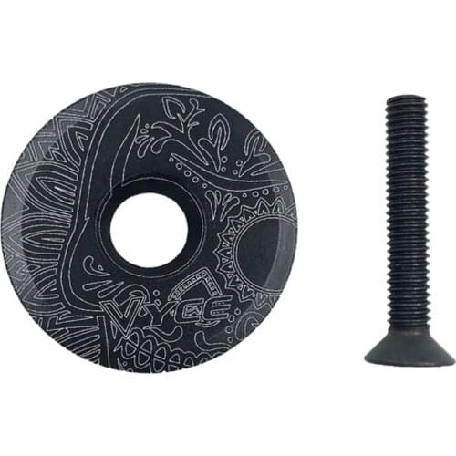 69HD Bicycle Bowl Bicycle Stem Cover Top Cover For 28.6mm Fork Tube Aluminum Alloy Headphone Cover Cycling Accessories