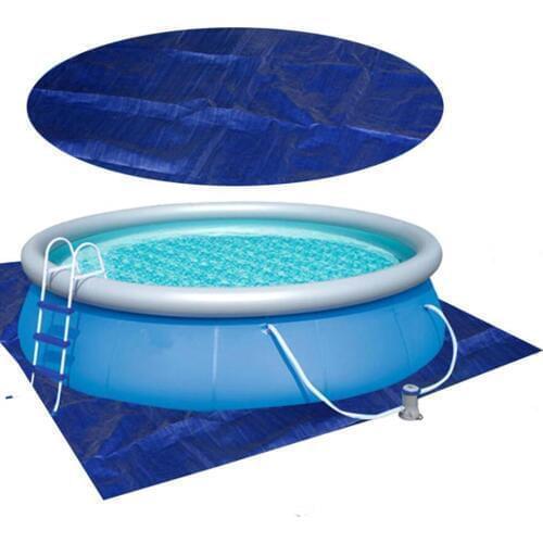 Swimming Pool Cover Waterproof Rainproof Dust Cover Tarpaulin With Wear-resistant Rope Suitable For Square Swimming Pools New