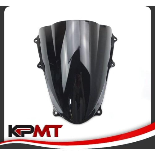Black Windshield WindScreen Double Bubble GSX-R1000R For Suzuki GSXR 1000 R K9 2009-2016 2010 2011 2012 2013 2014 2015 2016
