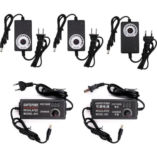 DC 5V 12V 24V Lighting Transformer AC110V 220V Switching Power Supply 1A 2A 3A 5A Adjustable LED Power Adapter For CCTV LED Lamp