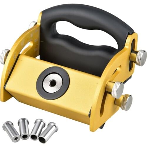 Woodworking Oblique Hole Locator Pratical Aluminium Alloy Drilling Positioner Drill Guide Tool