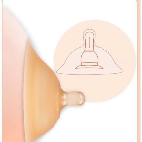 Double-layer silicone nipple protective cover breastfeeding mother protective cushion cap cover safety protection products