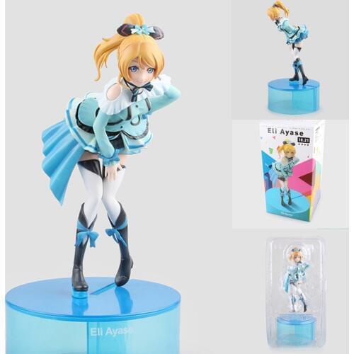 21cm Love Live Eli AyaseEllie Birthday Project Action Figure Toys Collection Christmas Gift Pvc Model Collection Japanese Anime