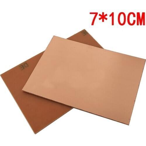 Fr4 Pcb 7x10cm 7*10 Single Side Copper Clad Plate Diy Pcb Kit Laminate Circuit Board