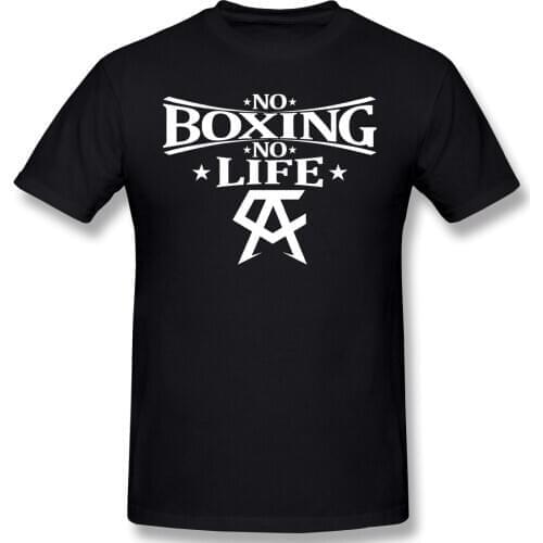 Canelos Alvarez No Boxing No Life Essential 4 Mens Basic Short Sleeve T-Shirt Funny Graphic R257 Tshirt Eur Size