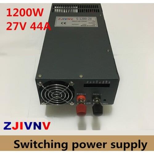 Switching Power Supply DC 27V 44A 1200W Switching Switch Driver Transformer 220V AC DC27V SMPS For Industrial equipment machine