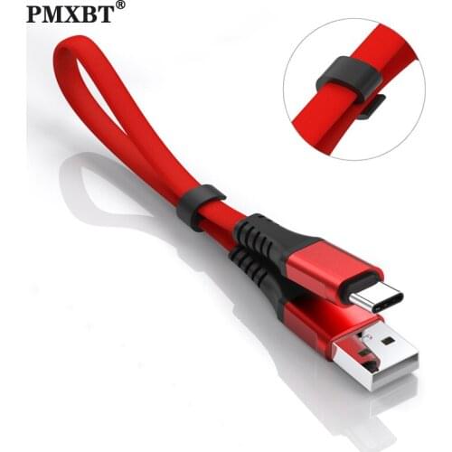 Micro USB Type C Cable 2.4A Fast Charging For Samsung Xiaomi Redmi redmi k30 pro Android Mobile Phone Portable Short Cord 30cm