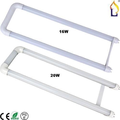 100 Pack 20W T8 LED U shaped Tube Light G13 Epistar High Brightness U bend type lamp AC85-265v special pipe lamp
