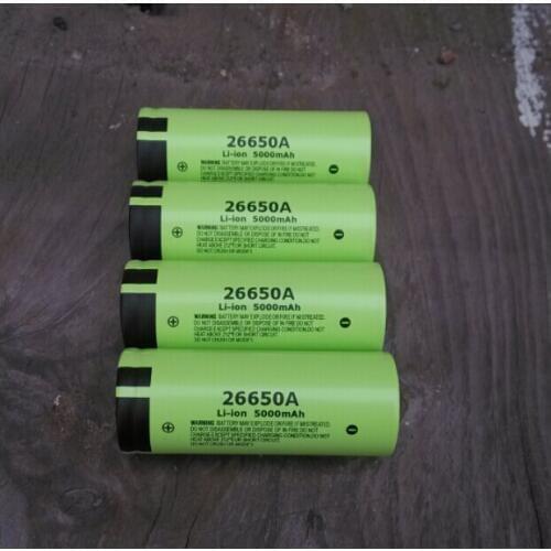 5pcs/lot New Genuine Panasonic 26650A 3.7V 5000mAh High Capacity 26650 Li-ion Battery Rechargeable Lithium Batteries Cell