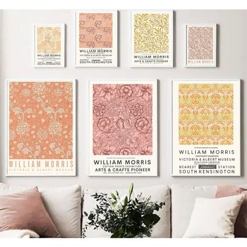 William Morris Arts And Crafts Pioneer Wall Art Canvas Painting Nordic Posters And Prints Wall Pictures For Living Room Decor