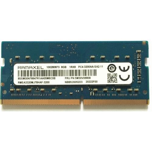 RAMAXEL DDR4 8GB 3200 RAM 8GB 1RX8 PC4-3200A-SA2-11 ddr4 3200mhz 8gb laptop memory