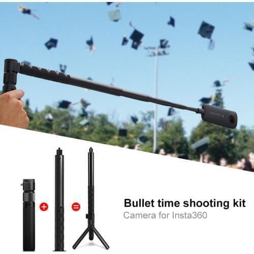 Selfie Stick&Handle Grip Monopod 1/4 Screw for Insta360 One X2 Paranomic Camera for Insta360 ONE X Sports Camera insta360 o