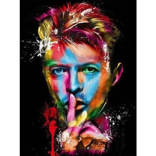 Full Square Diamond Embroidery Colorful man 5D DIY Diamond Painting Picture Of Rhinestone Room Decor Gift