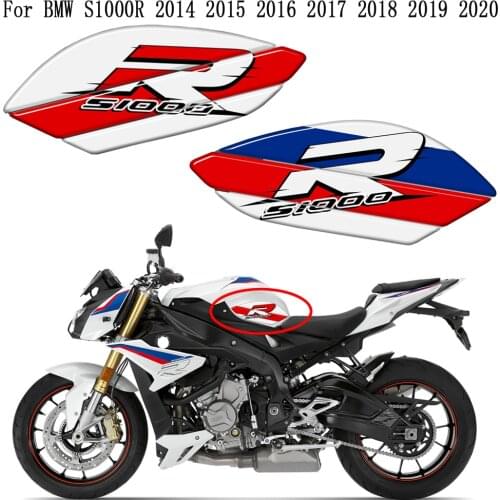 For BMW S1000R S 1000 R Motorcycle Anti slip Tank Pad Side Gas Knee Protective Decal Stickers 2014 2015 2016 2017 2018 2019 2020