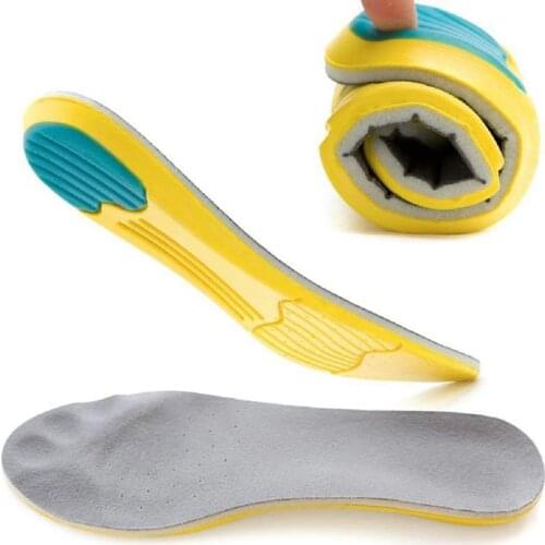 Insoles for Men and Women Shoe Inserts - Super Thick Orthotic Memory Foam for Flat Feet & Foot Pain With Athletic Cushion Gel