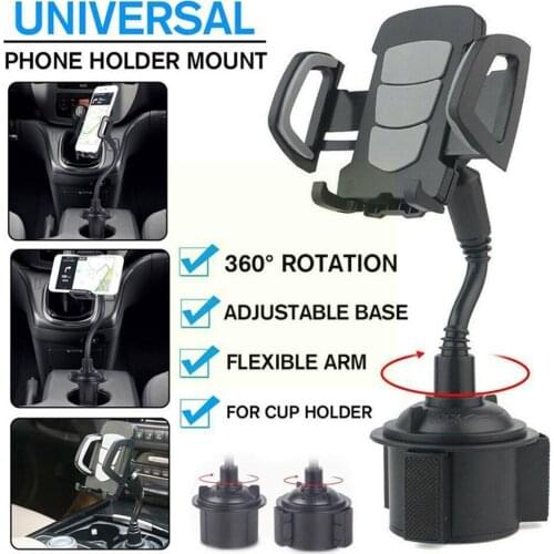 Universal Adjustable Car Cup Stand Support Holder Mounts Phone For Mobile GPS Montajes de Supporti coche auto per K0Y5