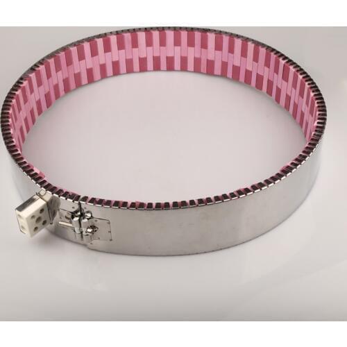 High-temperature red ceramic band heater,heater band heating up to 1200 centigrade