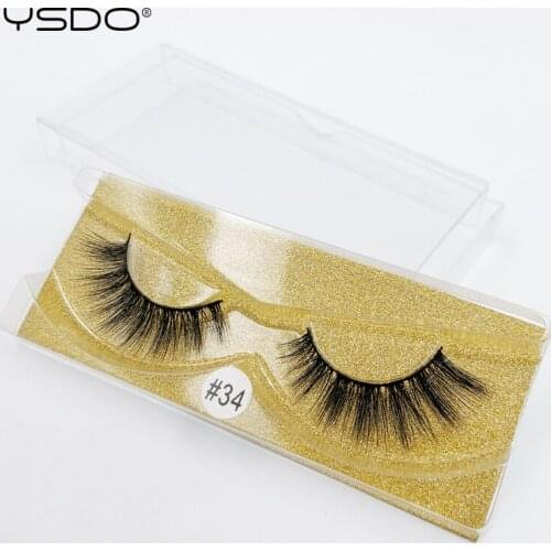 YSDO mink eyelashes natural false lashes makeup 3d mink lashes hand made 3d eyelashes faux mink lashes dramatic eyelashes cilios